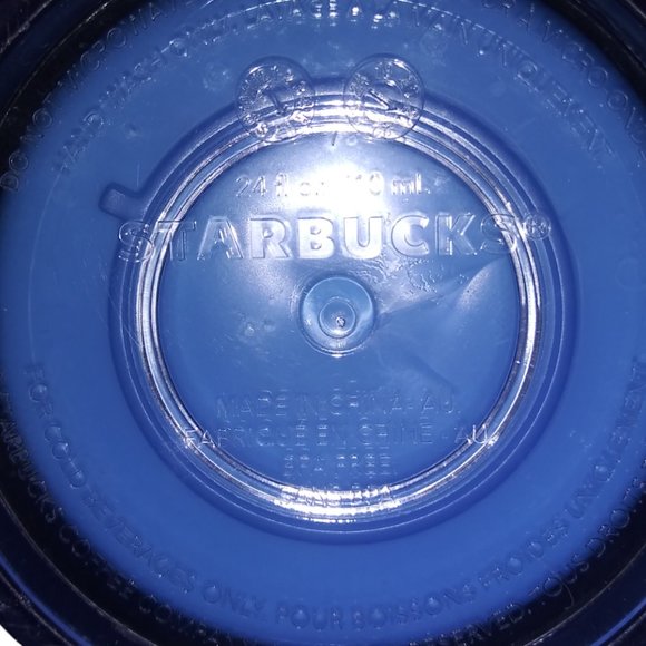 Starbucks Blue Mermaid Color Changing Rainbow 2021 Holiday Coffee Tumbler 24oz - Picture 7 of 7